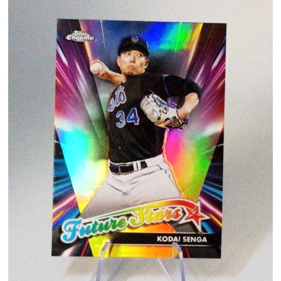 2024 Topps Chrome - Future Stars Kodai Senga #FS-9 REFRACTOR - Picture 3 of 7